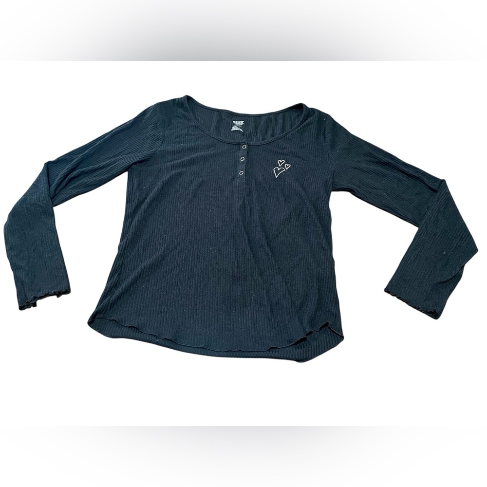 PINK Victoria's Secret Black Sleepwear Top Women’s Large